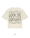 Moon Mama — Tee, back, in Natural Raw