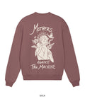 Mothers Against The Machine — Crewneck, back, in Kaffa Coffee