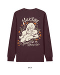 Nurture Threatens the Status Quo — Long Sleeve, back, in Red Brown