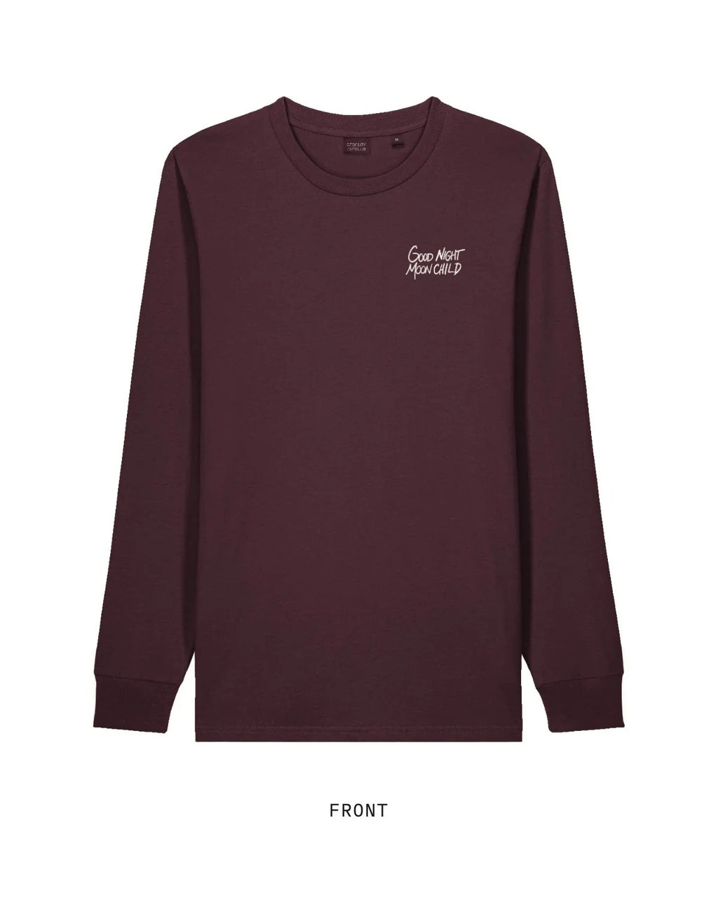 Nurture Threatens the Status Quo — Long Sleeve, front, in Red Brown