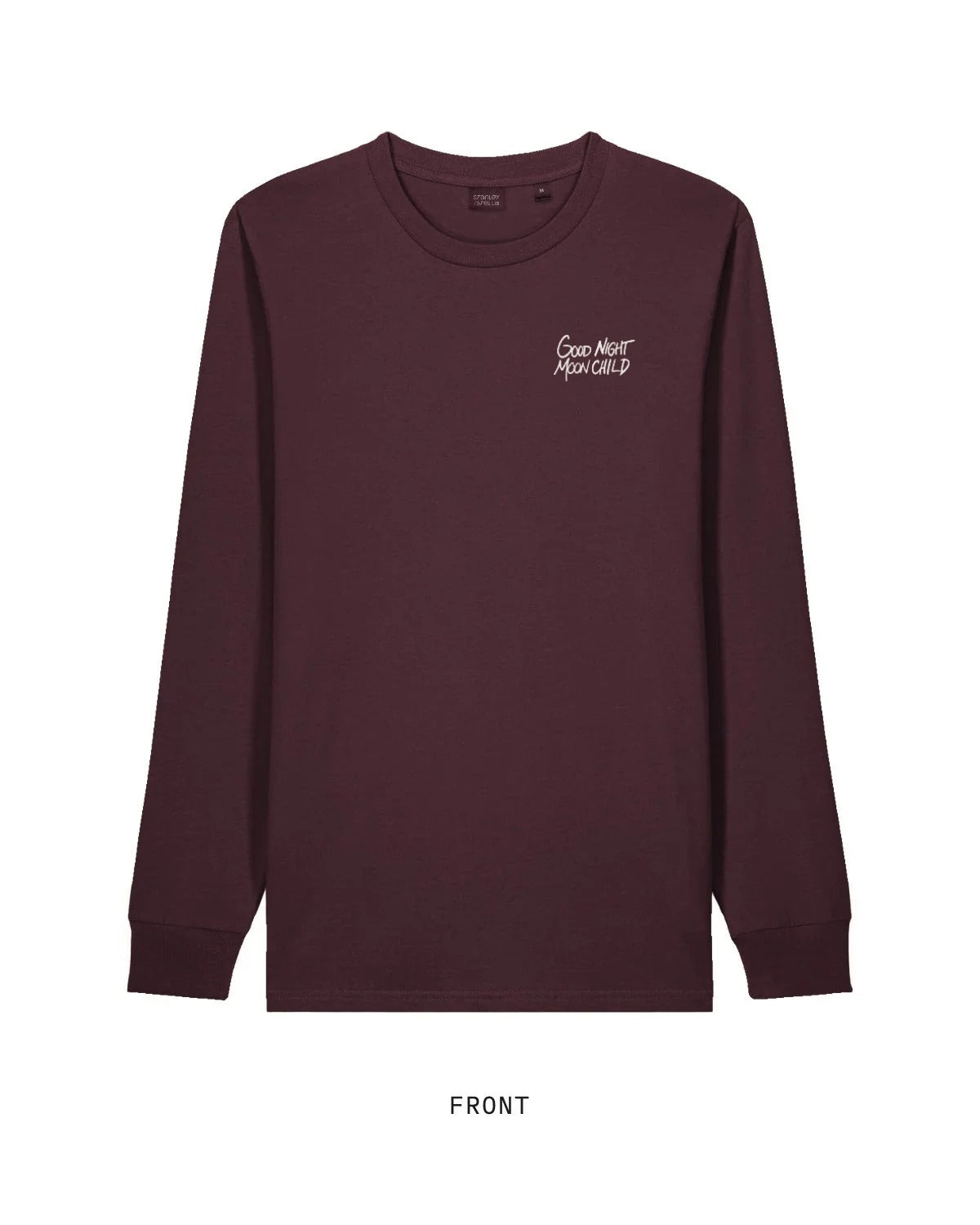 Nurture Threatens the Status Quo — Long Sleeve, front, in Red Brown